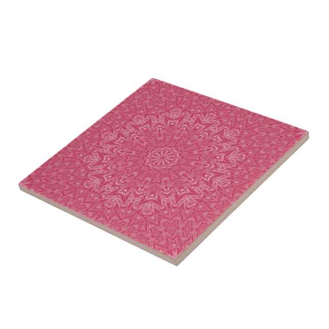 Carreau Kaliedoscope marocain géométrique de style ornemen (Côté)