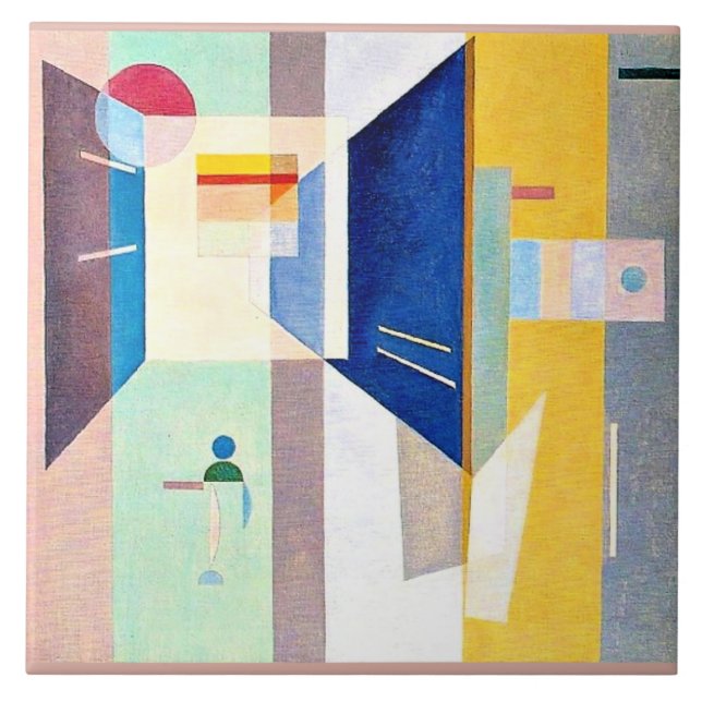 Carreau Kandinsky - Après La Droite - À Gauche, (Devant)