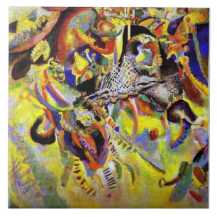 Carreau Kandinsky - Fugue, peinture abstraite,