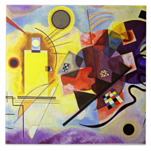 Carreau Kandinsky - Jaune-Rouge-Bleu