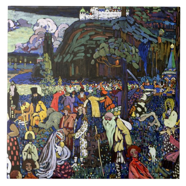 Carreau Kandinsky - La vie colorée, (Devant)