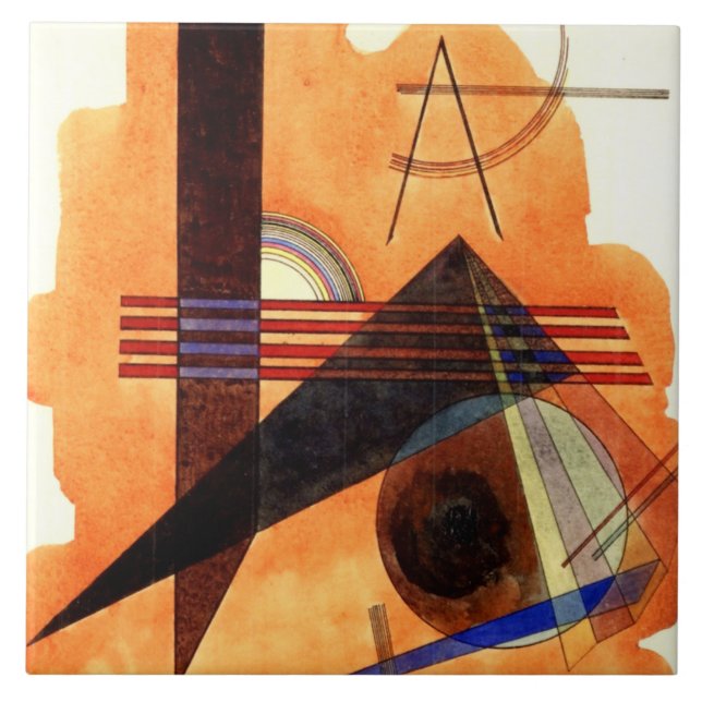 Carreau Kandinsky - Obstination Brown (Devant)