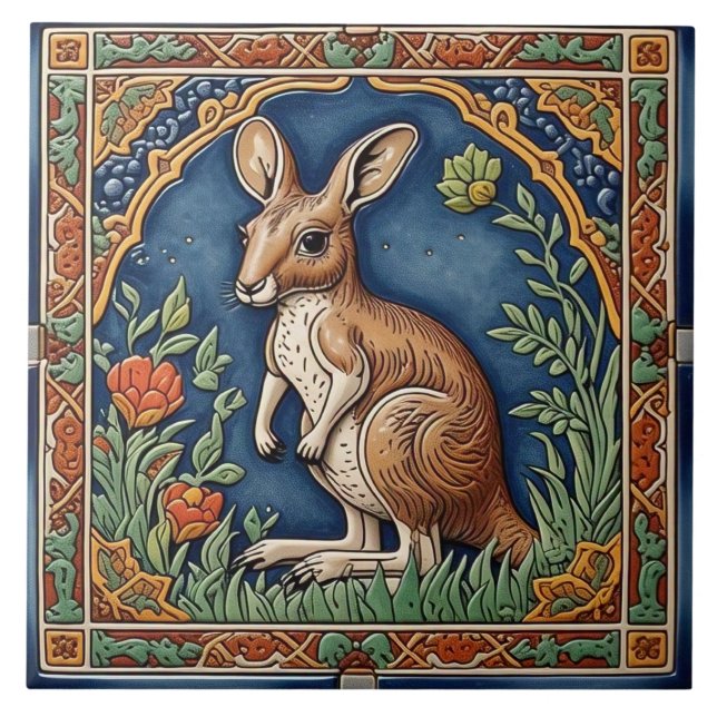 Carreau Kangaroo - Artisanat Et Artisanat Carrelage Cérami (Devant)