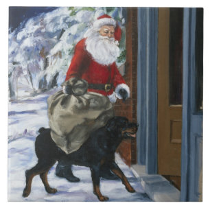 Carreau Karl aidant le père noël de <Carl's Christmas> b