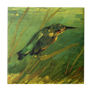 Carreau Kingfisher par Vincent van Gogh
