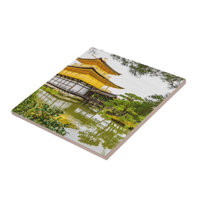 Carreau Kinkaku-ji, le pavillon d'or, Kyoto (Côté)