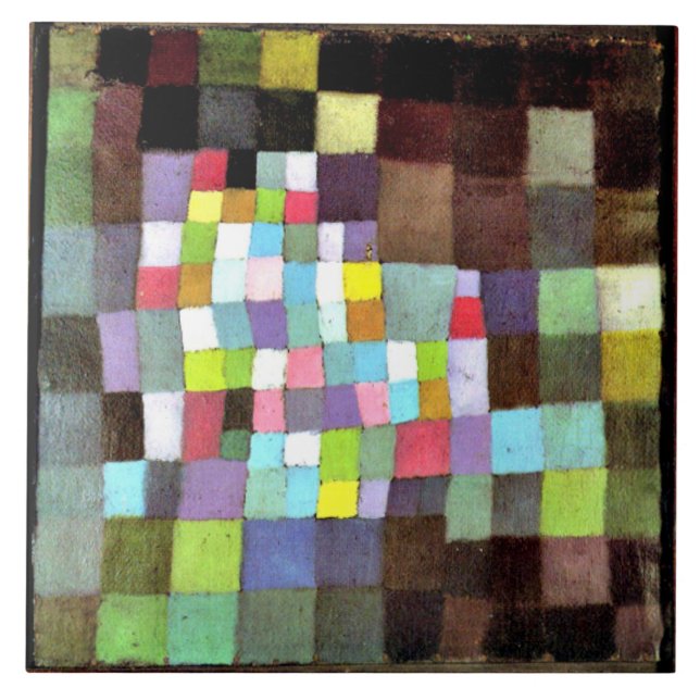 Carreau Klee - Abstraction avec référence (Devant)