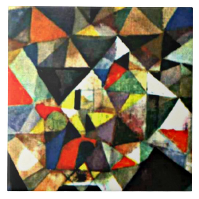 Carreau Klee - Avec l'oeuf (Devant)