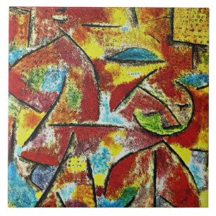 Carreau Klee - Enfant et tante
