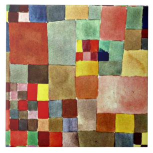 Carreau Klee - Flora on Sand, oeuvre abstraite populaire,