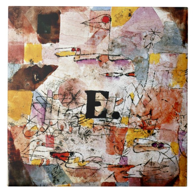 Carreau Klee - sauvagine - Canard, (Devant)