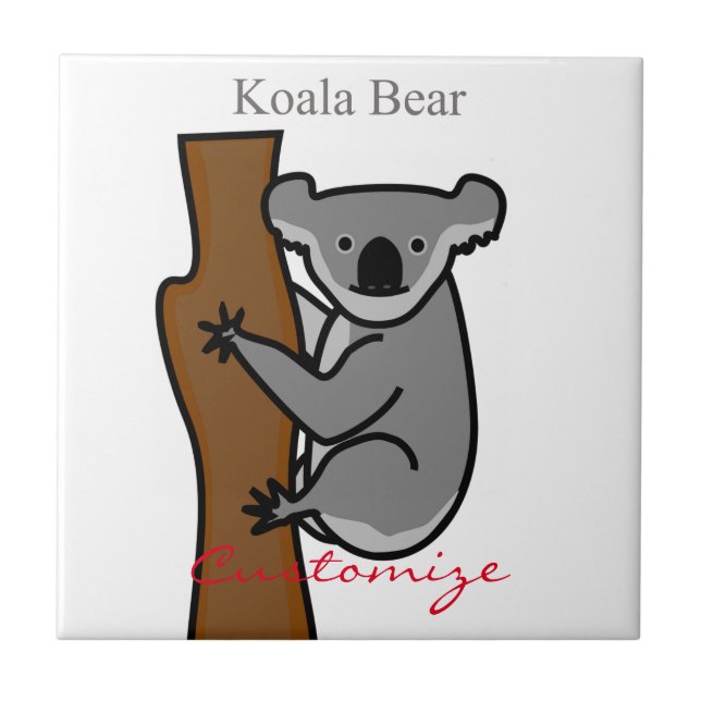 Carreau Koala Bear Escalade Tree Thunder_Cove (Devant)