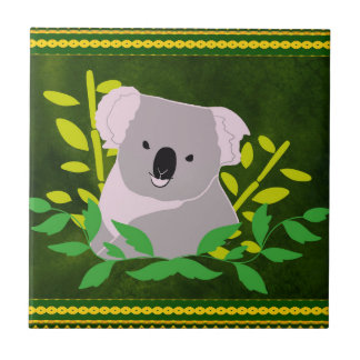 Carreau Koala in the Jungle