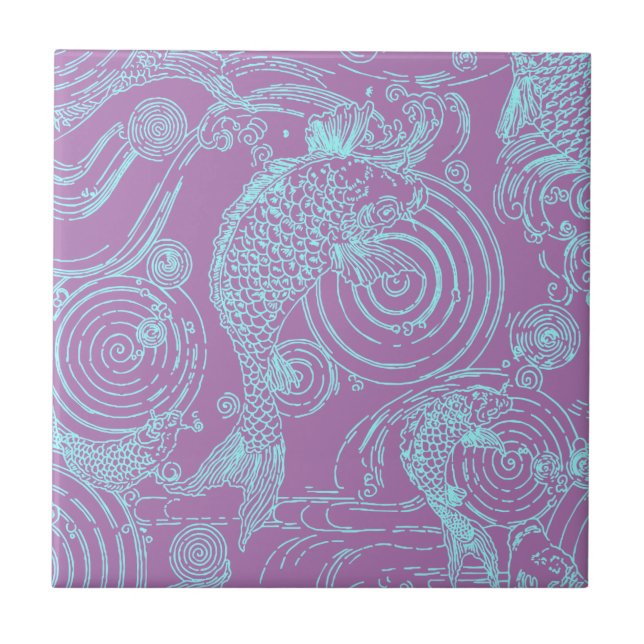 Carreau Koi japonais vintage (Devant)