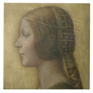 Carreau La Belle Princesse (de Léonard de Vinci)