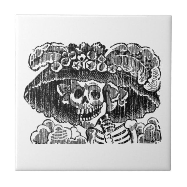 Carreau La Calavera Catrina (Devant)