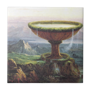 Carreau La coupe du Titan par Thomas Cole