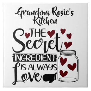 Carreau La cuisine de grand-mère   L'ingrédient secret est