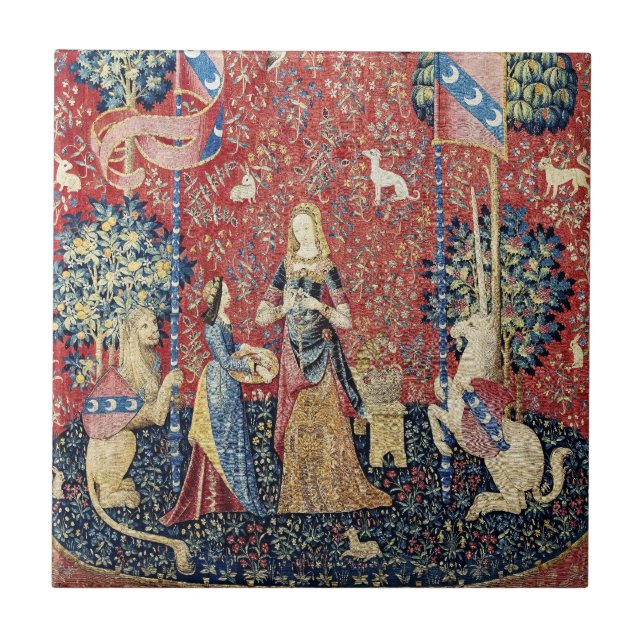 Carreau La Dame et la licorne, Odeur (Devant)