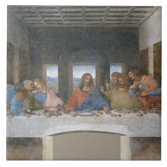Carreau La Dernière Cène, Léonard de Vinci (Devant)