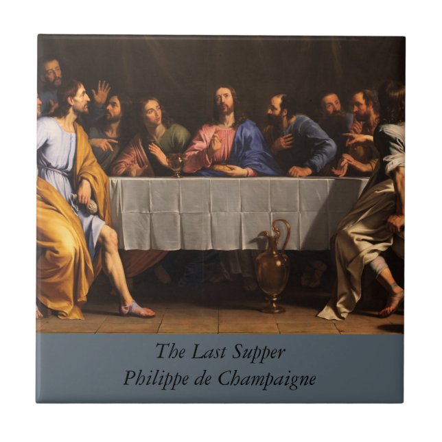 Carreau La Dernière soupe aux disciples (Devant)
