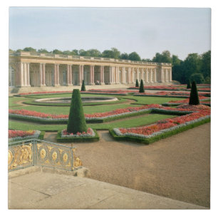 Carreau La façade de jardin du Trianon grand, 1687 (phot