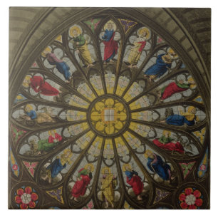 Carreau La fenêtre du nord, plat D de 'Westminster Abbey