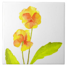 "La fête du Pansy" sur une Carrelage en céramique 