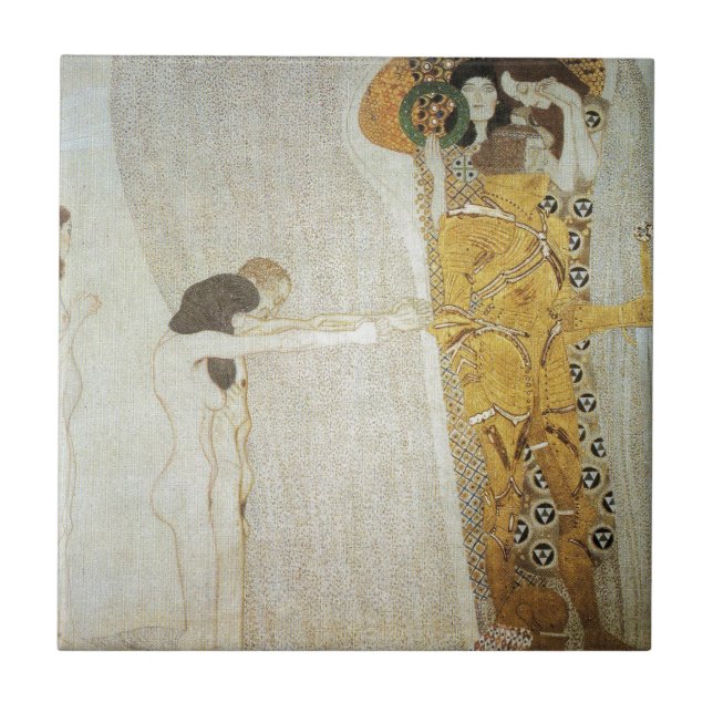 Carreau La frise de Beethoven : Le désir ardent pour le (Devant)