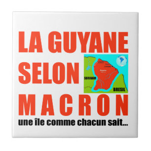 Carreau La Guyane selon Macron est une île