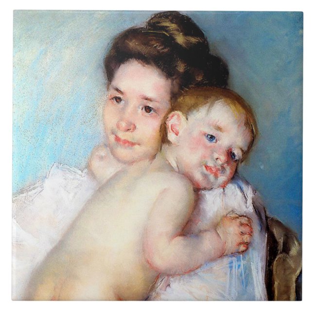 Carreau La jeune mère, Cassatt (Devant)
