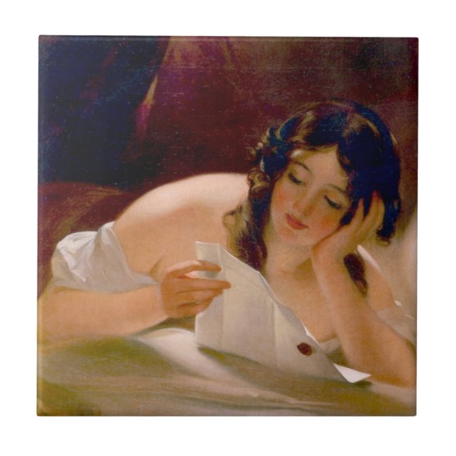Carreau La lettre d'amour (par Thomas Sully) (Devant)