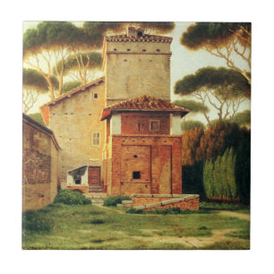 Carreau La loge dans le parc de la Villa Borghese, Rome