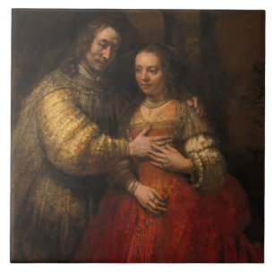Carreau La mariée juive (par Rembrandt)