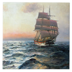 Carreau La mer de bateau de tondeuse de navigation d'océa