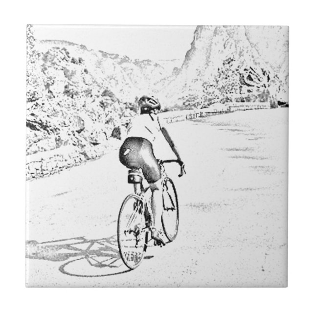 Carreau La montée dure de colline (Devant)