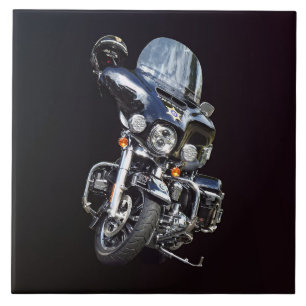 Carreau La moto de Sheriff