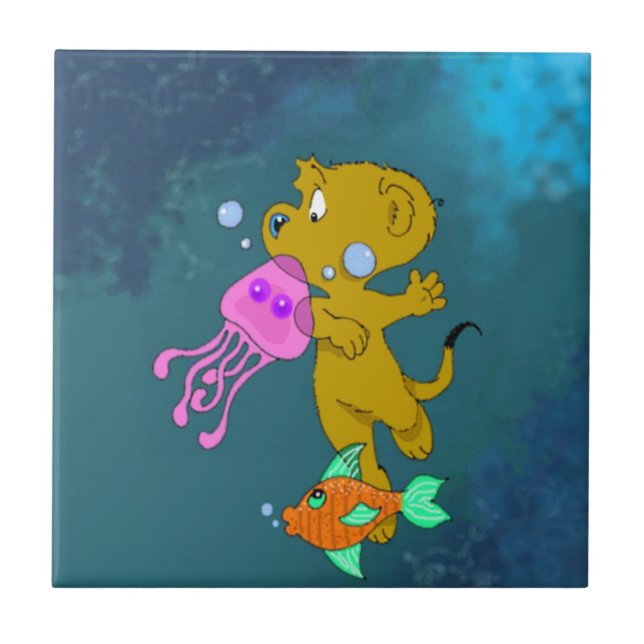 Carreau La natation de Ferald (Devant)