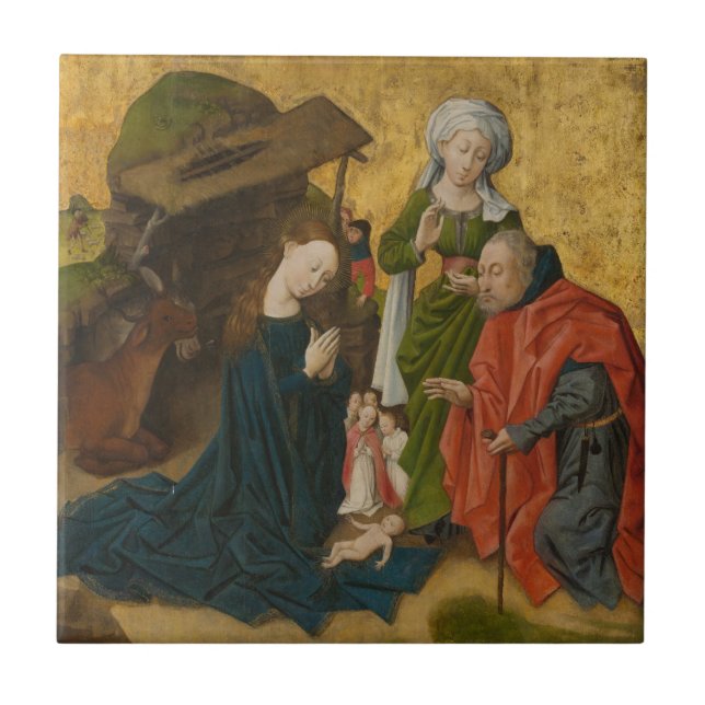 Carreau La nativité, circa 1460 (Devant)