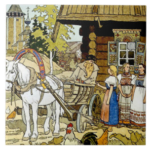 Carreau "La plume du finiste" par Ivan Bilibin