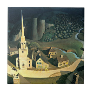 Carreau La promenade de minuit de Paul Revere