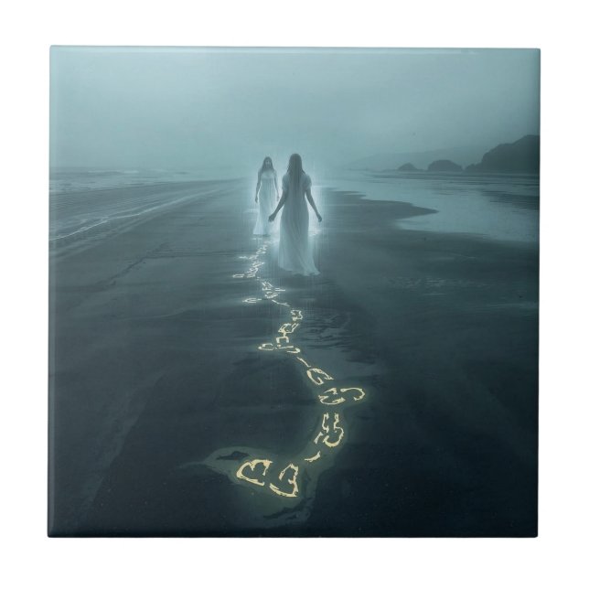 Carreau La Rencontre sur la Rive Brumeuse (Devant)