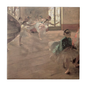 Carreau La Répétition par Edgar Degas, Art de ballet vinta