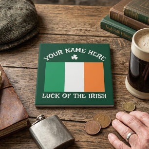 Carreau La Saint-Patrick Drapeau de l'Irlande Nom personna