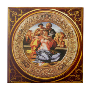 Carreau La Sainte Famille .Le Doni Tondo