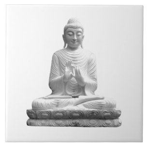 Carreau La statue du Bouddha blanc