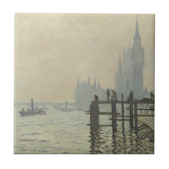 Carreau La Tamise au-dessous de Westminster par Claude Mon (Devant)
