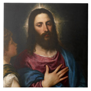 Carreau La tentation du Christ, Titien