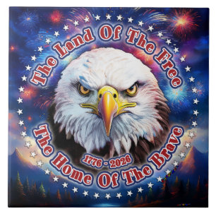 Carreau La Terre Des Hommes Libres Brown Eagle Feux D'Arti