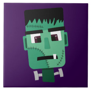 Carreau La tête du monstre Frankenstein